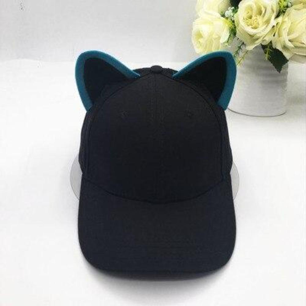 Cool Cat Ears Baseball Cap