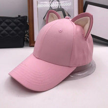 Load image into Gallery viewer, Cool Cat Ears Baseball Cap
