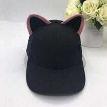 Load image into Gallery viewer, Cool Cat Ears Baseball Cap
