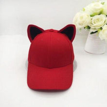 Load image into Gallery viewer, Cool Cat Ears Baseball Cap
