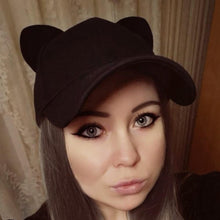 Load image into Gallery viewer, Cool Cat Ears Baseball Cap
