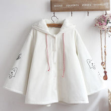 Load image into Gallery viewer, Cozy Cat Hooded Cape And Shirt Set
