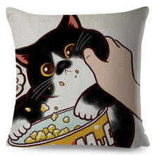Load image into Gallery viewer, Cuddle Time With Cat Pillow Case
