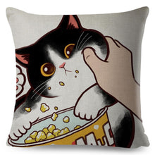 Load image into Gallery viewer, Cuddle Time With Cat Pillow Case
