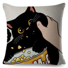 Load image into Gallery viewer, Cuddle Time With Cat Pillow Case
