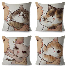 Load image into Gallery viewer, Cuddle Time With Cat Pillow Case
