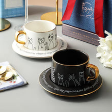 Load image into Gallery viewer, Curious Kitty Mug Set [With Gift Box Option]
