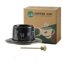 Load image into Gallery viewer, Curious Kitty Mug Set [With Gift Box Option]
