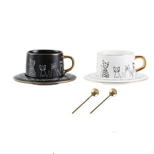 Load image into Gallery viewer, Curious Kitty Mug Set [With Gift Box Option]
