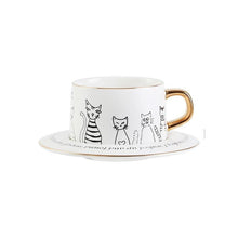 Load image into Gallery viewer, Curious Kitty Mug Set [With Gift Box Option]
