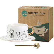Load image into Gallery viewer, Curious Kitty Mug Set [With Gift Box Option]
