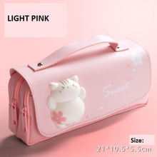 Load image into Gallery viewer, Cushy Cat Destress Stationery Pouch
