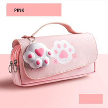 Load image into Gallery viewer, Cushy Cat Destress Stationery Pouch
