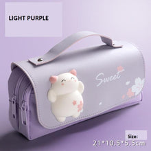 Load image into Gallery viewer, Cushy Cat Destress Stationery Pouch
