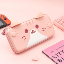 Load image into Gallery viewer, Playful Meow - Cute Cat 3D Ear Travel Case [For Nintendo Switch]- Review
