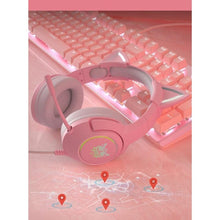 Load image into Gallery viewer, Playful Meow - Cute Cat Ear Gaming Wired Headset With Mic Noise Reduction- Review
