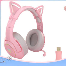Load image into Gallery viewer, Playful Meow - Cute Cat Ear Gaming Wired Headset With Mic Noise Reduction- Review
