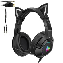 Load image into Gallery viewer, Playful Meow - Cute Cat Ear Gaming Wired Headset With Mic Noise Reduction- Review
