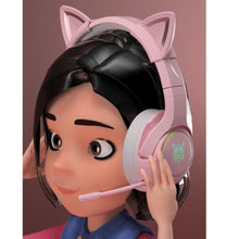 Load image into Gallery viewer, Playful Meow - Cute Cat Ear Gaming Wired Headset With Mic Noise Reduction- Review
