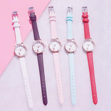 Load image into Gallery viewer, Playful Meow - Cute Cat Ear Watch and Bracelet Set- Review
