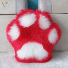Load image into Gallery viewer, Playful Meow - Cute Cat Paw Fluffy Cushion- Review
