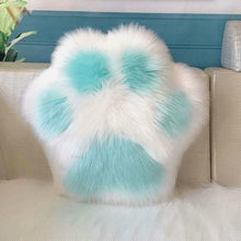 Load image into Gallery viewer, Playful Meow - Cute Cat Paw Fluffy Cushion- Review
