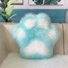 Load image into Gallery viewer, Playful Meow - Cute Cat Paw Fluffy Cushion- Review
