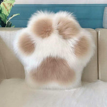 Load image into Gallery viewer, Playful Meow - Cute Cat Paw Fluffy Cushion- Review

