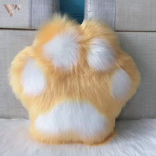 Load image into Gallery viewer, Playful Meow - Cute Cat Paw Fluffy Cushion- Review
