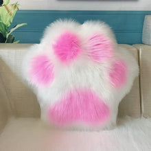 Load image into Gallery viewer, Playful Meow - Cute Cat Paw Fluffy Cushion- Review
