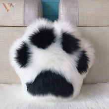 Load image into Gallery viewer, Playful Meow - Cute Cat Paw Fluffy Cushion- Review
