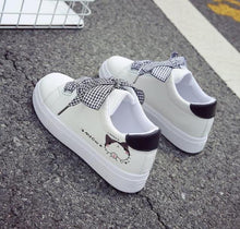 Load image into Gallery viewer, Playful Meow - Cute Meowie Cat Sneaker [Checker Shoelaces]- Review
