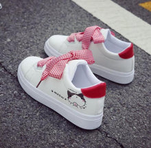 Load image into Gallery viewer, Playful Meow - Cute Meowie Cat Sneaker [Checker Shoelaces]- Review
