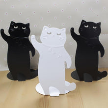 Load image into Gallery viewer, Dancing Kitty Bookends
