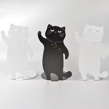 Load image into Gallery viewer, Dancing Kitty Bookends
