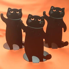 Load image into Gallery viewer, Dancing Kitty Bookends
