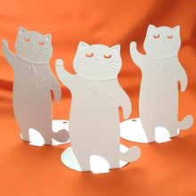 Load image into Gallery viewer, Dancing Kitty Bookends
