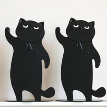 Load image into Gallery viewer, Dancing Kitty Bookends
