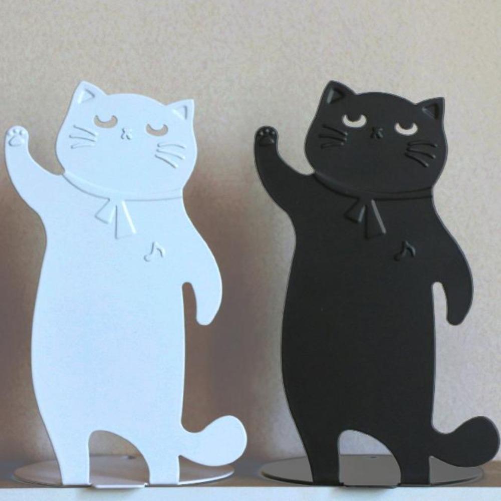 Dancing Kitty Bookends