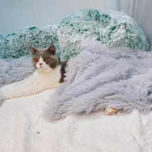 Load image into Gallery viewer, Playful Meow - Double Layered Furry Cat Bed- Review
