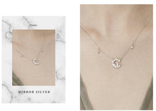 Load image into Gallery viewer, Playful Meow - Dreamy Cats on the Moon Necklace (925 Silver)- Review
