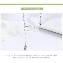 Load image into Gallery viewer, Playful Meow - Elegant 925 Silver Cat Chain Necklace- Review
