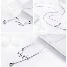 Load image into Gallery viewer, Playful Meow - Elegant 925 Silver Cat Chain Necklace- Review
