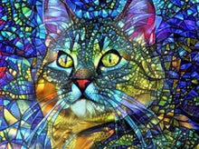 Load image into Gallery viewer, Playful Meow - Elegant Cat DIY Diamond Painting Kit- Review
