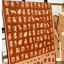 Load image into Gallery viewer, Elegant Cats Scarf
