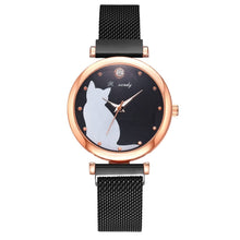 Load image into Gallery viewer, Elegant Kitty Analogue Watch Set
