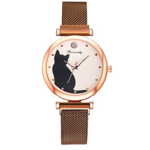 Load image into Gallery viewer, Elegant Kitty Analogue Watch Set
