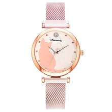 Load image into Gallery viewer, Elegant Kitty Analogue Watch Set
