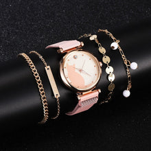 Load image into Gallery viewer, Elegant Kitty Analogue Watch Set
