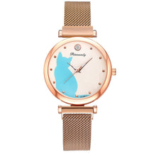 Load image into Gallery viewer, Elegant Kitty Analogue Watch Set
